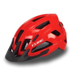 CUBE Helm STEEP glossy red L (57-62)