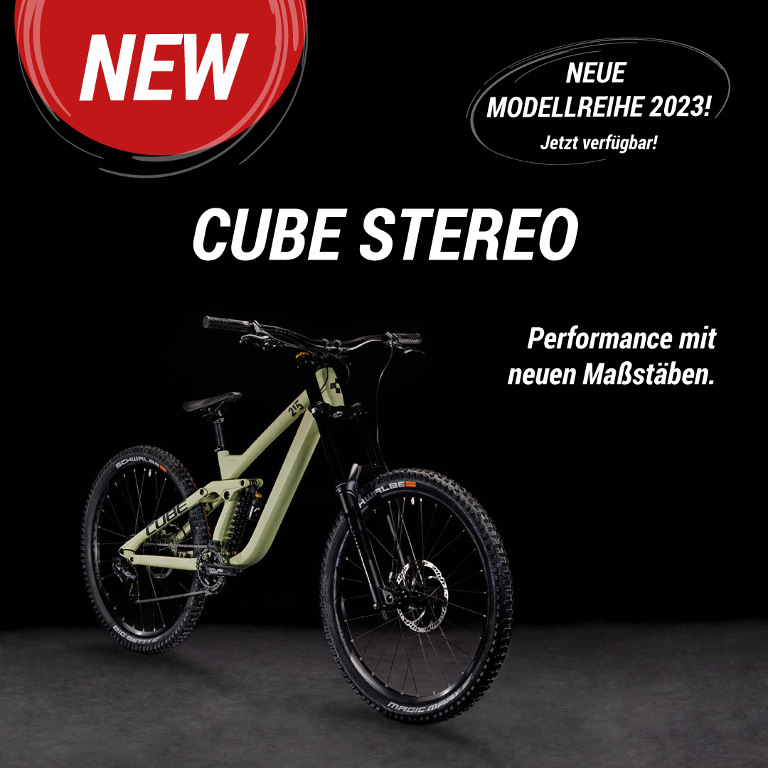 CUBE Stereo Fährräder im CUBE Store Rostock