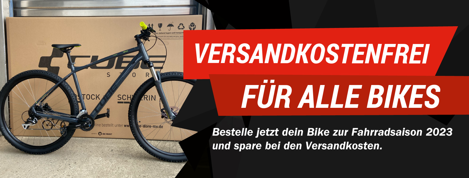 Fahrräder und E-Bikes im CUBE Store Rostock versandkostenfrei bestellen